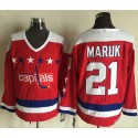 Capitals #21 Dennis Maruk Red Alternate CCM Throwback Stitched Jersey