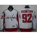 Capitals #92 Evgeny Kuznetsov White Stitched Jersey