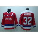 Capitals #32 Hunter Stitched CCM Throwback Red Jersey