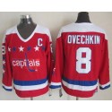 Capitals #8 Alex Ovechkin Red CCM Throwback Stitched Jersey