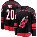 Carolina Hurricanes #20 Sebastian Aho Black Stitched Jersey