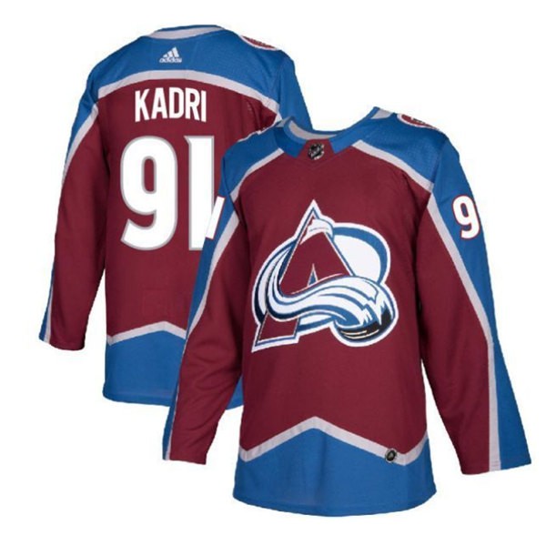Colorado Avalanche #91 Nazem Kadri Burgundy Stitched Jersey