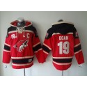 Coyotes #19 Shane Doan Red Sawyer Hooded Sweatshirt Stitched Jersey