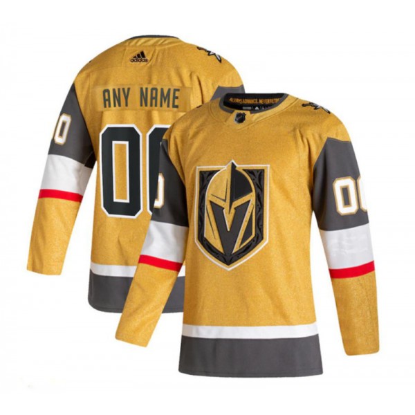 Vegas Golden Knights Custom Gold Stitched NHL Jersey