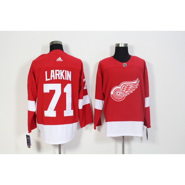 Detroit Red Wings #71 Dylan Larkin Red Stitched Adidas Jersey