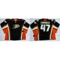 Ducks #47 Hampus Lindholm Black Home Stitched Jersey