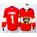 Florida Panthers #1 Roberto Luongo Red Stitched Adidas Jersey