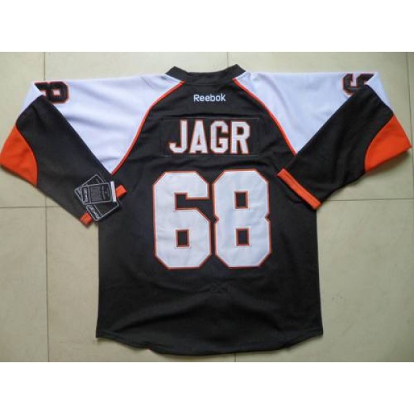 Flyers #68 Jaromir Jagr Black Stitched Jersey