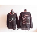 Flyers #68 Jaromir Jagr Black Ice Stitched Jersey