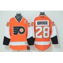 Flyers #28 Claude Giroux Stitched Orange Jersey