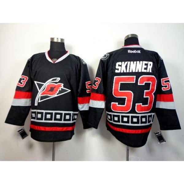 Hurricanes #53 Jeff Skinner Black Third Stitched Jersey