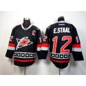 Hurricanes #12 Eric Staal Black Third Stitched Jersey
