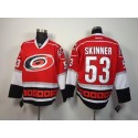 Hurricanes #53 Jeff Skinner Red Stitched Jersey