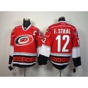Hurricanes #12 Eric Staal Red Stitched Jersey
