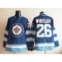 Jets #26 Black Wheeler Dark Blue 2011 Style Stitched Jersey