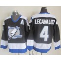 Lightning #4 Vincent Lecavalier Black CCM Throwback Stitched Jersey