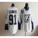 Lightning #91 Steven Stamkos White Stitched Jersey