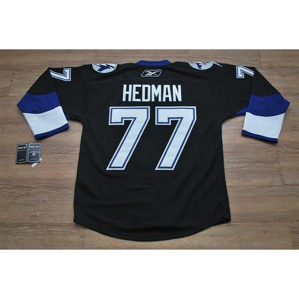 Lightning #77 Victor Hedman Stitched Black Jersey