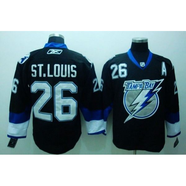 Lightning #26 St.Louis Stitched Black Jersey