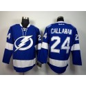 Lightning #24 Ryan Callahan Blue Stitched Jersey