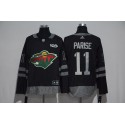 Minnesota Wild #11 Zach Parise Black 1917-2017 100th Anniversary Stitched Jersey