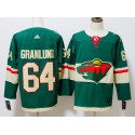Minnesota Wild #64 Mikael Granlund Green Stitched Adidas Jersey