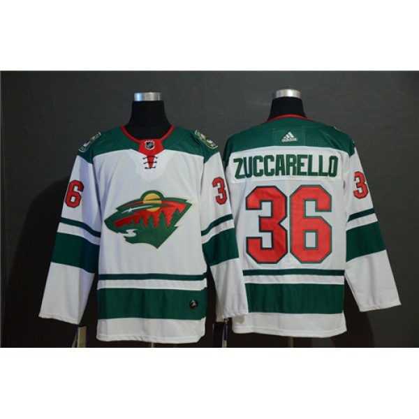 Minnesota Wild #36 Mats Zuccarello White Stitched Jersey
