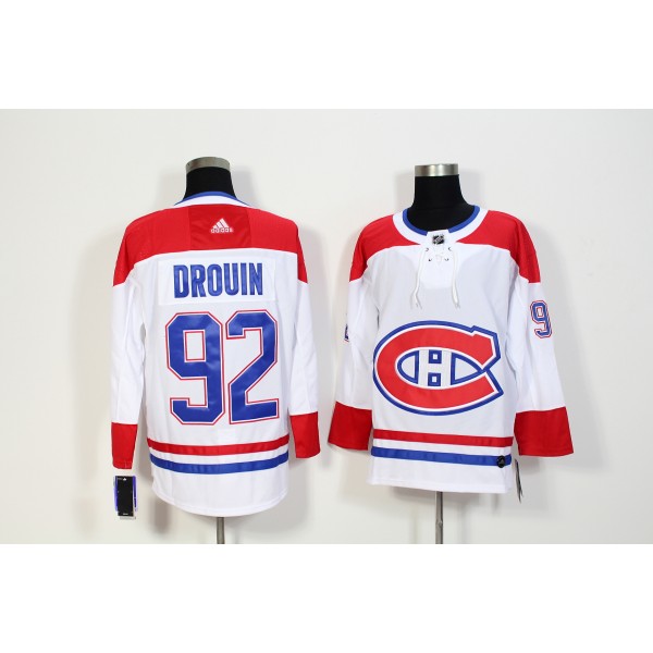 Montreal Canadiens #92 Jonathan Drouin White Stitched Adidas Jersey
