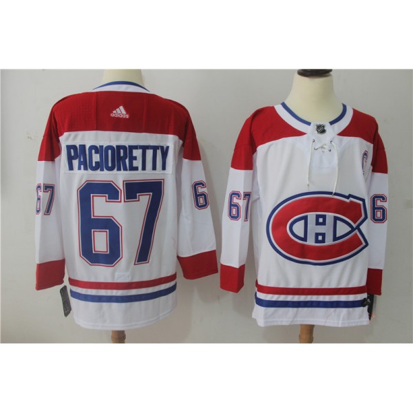 Montreal Canadiens #67 Max Pacioretty White Stitched Adidas Jersey