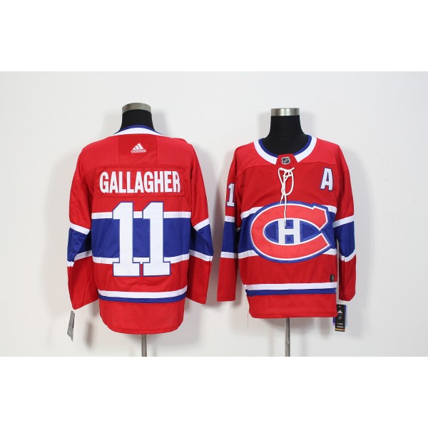 Montreal Canadiens #11 Brendan Gallagher Red Stitched Adidas Jersey