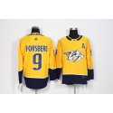 Nashville Predators #9 Filip Forsberg Yellow Stitched Adidas Jersey