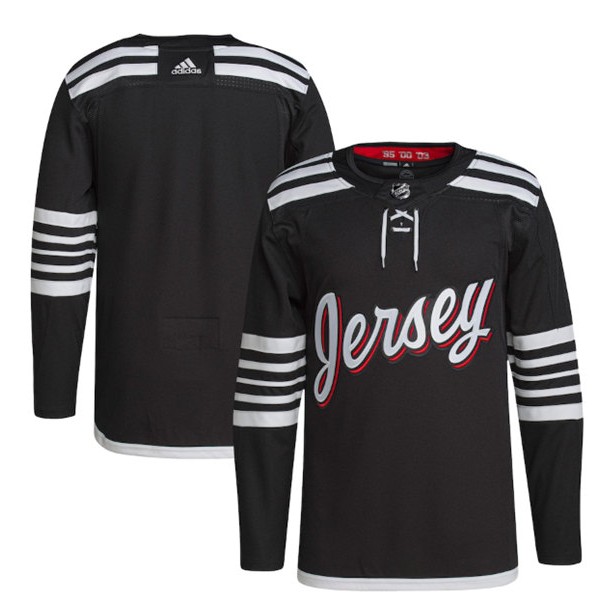 New Jersey Devils Blank 2021 22 Black Stitched Jersey
