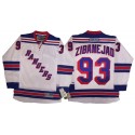 New York Rangers #93 Mika Zibanejad White Stitched Jersey