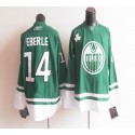 Oilers St Patty's Day #14 Jordan Eberle Green Stitched Jersey