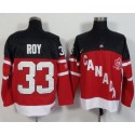 Olympic CA. #33 Patrick Roy Red 100th Anniversary Stitched Jersey