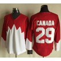 Olympic CA. #29 Canada Red White 1972 Commemorative CCM Stitched Jersey