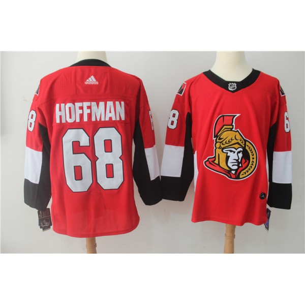 Ottawa Senators #68 Mike Hoffman Red Stitched Adidas Jersey