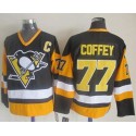 Penguins #77 Paul Coffey Black CCM Throwback Stitched Jersey