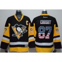 Penguins #87 Sidney Crosby Black Alternate USA Flag Fashion Stitched Jersey