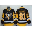 Penguins #81 Phil Kessel Black Alternate Stitched Jersey