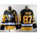 Penguins #87 Sidney Crosby Black Alternate Stitched Jersey