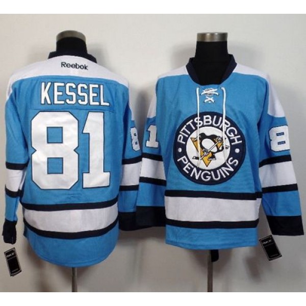 Penguins #81 Phil Kessel Light Blue Alternate Stitched Jersey