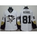 Penguins #81 Phil Kessel White Away Stitched Jersey