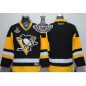 Penguins Blank Black Alternate 2016 Stanley Cup Champions Stitched Jersey