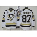 Penguins #87 Sidney Crosby White 2014 Stadium Series 2016 Stanley Cup Champions Stitched Jersey