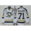 Penguins #71 Evgeni Malkin White 2014 Stadium Series 2016 Stanley Cup Champions Stitched Jersey