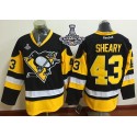 Penguins #43 Conor Sheary Black Alternate 2016 Stanley Cup Champions Stitched Jersey