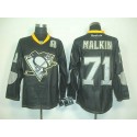 Penguins #71 Evgeni Malkin Black Ice Stitched Jersey