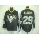 Penguins #29 Andre Fleury Black Ice Stitched Jersey