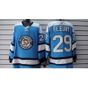 Penguins #29 Andre Fleury Stitched Blue Jersey